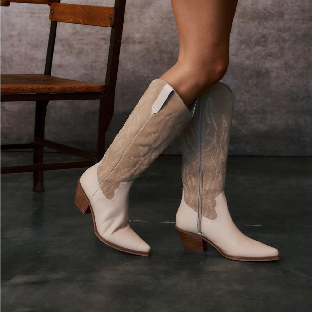 COPY - MATISSE ALPINE IVORY COWBOY BOOT